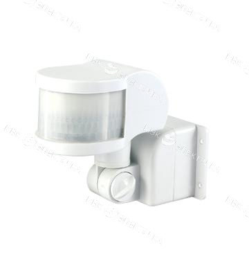 Датчик движения инфракрасный ДД-018-B 1200Вт 270 гр. 12м, IP44 черный ASD