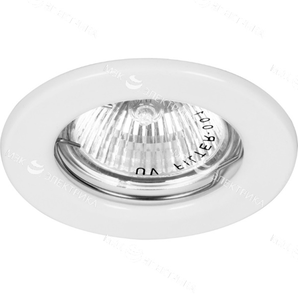 Светильник DL10 G5.3 MR16 потолочн. встраив. бел. FERON 15109