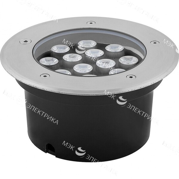 Светильник SP4114 12Вт 2700К IP67 180хH90мм 12LED внутр. d130мм тротуарный FERON 32021