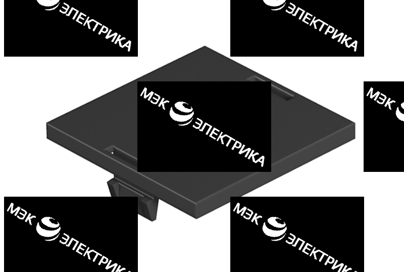 Заглушка Modul45 45х45мм ADP-B SWGR1 черн. OBO 6117407