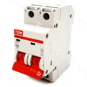Автоматический выключатель ВА47-29 2P 50А 4,5кА С TDM