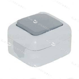 Блок выключатель 1-клавишный IP-54