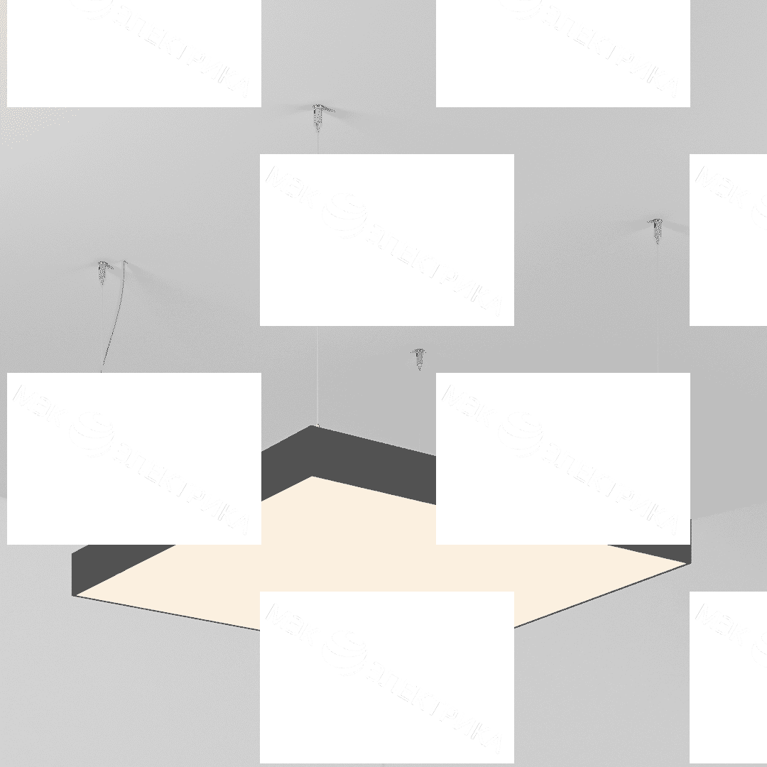 Светильник POLYGON SQUARE h100 (Сторона 620)х4 LED 86W