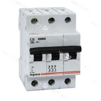 Автомат Legrand 3-ф 32A C LR