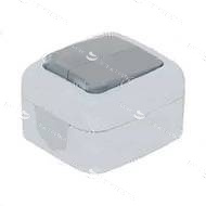 Блок выключатель 2-клавишный IP-54