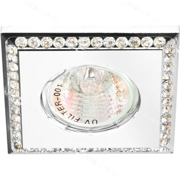 Светильник потолочный MR16 MAX50W 12V G5.3, прозрачный, белый, DL102-C