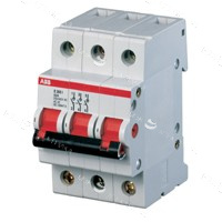 ABB SD203 Рубильник 3P 25A рычаг крас.