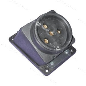 Розетка настенная угловая без крышки 3Р+Е 3х25 А 380-415В