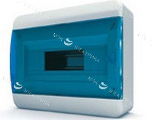 Бокс навесной IP-40 12 модулей прозр/синий BNS 40-12-1