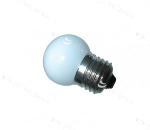 DECOR GL45 LED 0.6W GREEN 230V E27 зеленый (LED шарик) FOTON - лампа (S454)