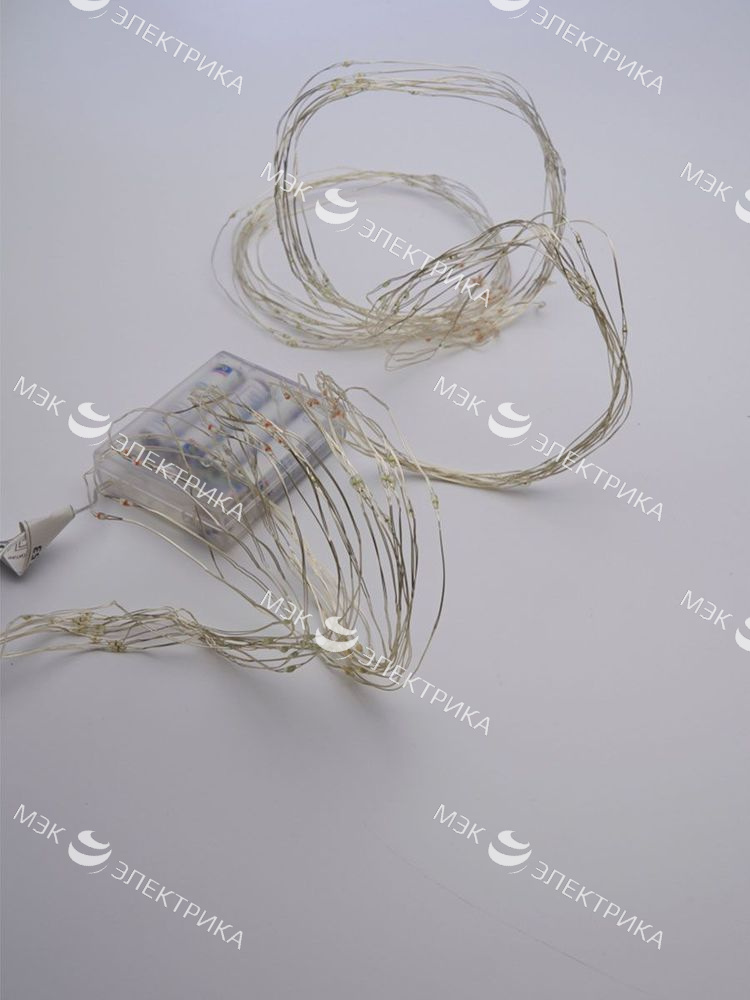 CL53 Гирлянда на елку, 200 LED мульти, 10 веток* 20 лампочек, 2м + 1м шнур, IP20