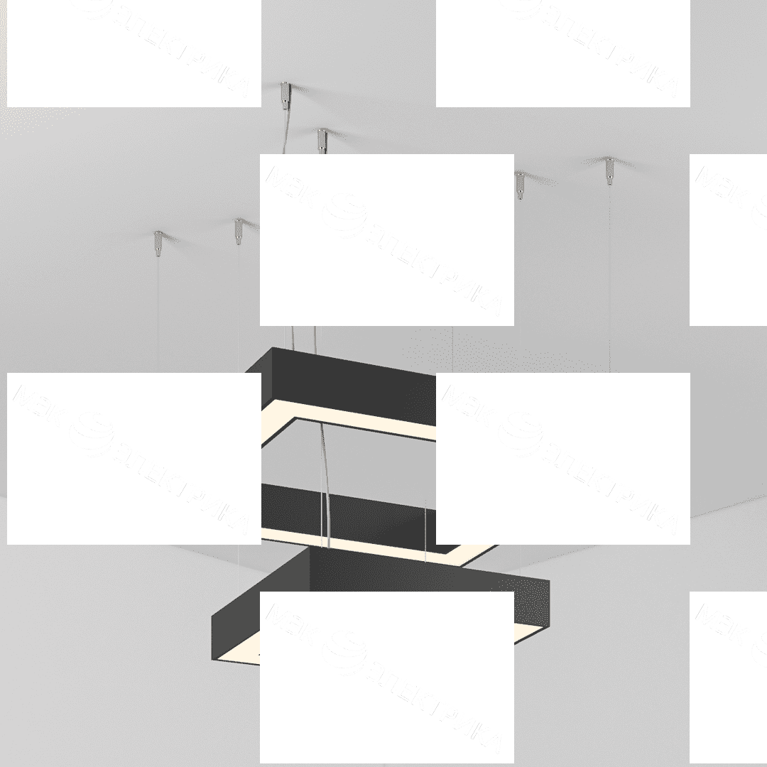 Светильник SECTIONUNION 520х520 -300х300 Профиль 35х35 LED 84W