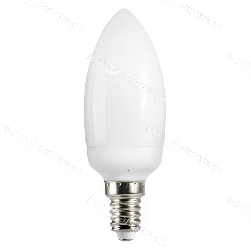 Лампа энергосберегающая E14 11W 2700K свеча Феникс Лайт