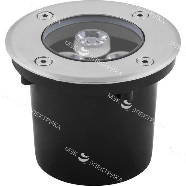 Светильник SP4111 3Вт IP67 100хH80мм RGB 3LED внутр. d70мм тротуарный FERON 32014