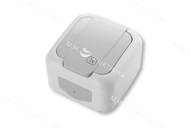 Розетка TV конечная с крышкой IP 54