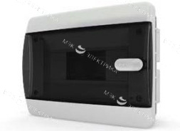 Бокс встраиваемый IP-40 8 модулей проз/черный CVK 40-08-1