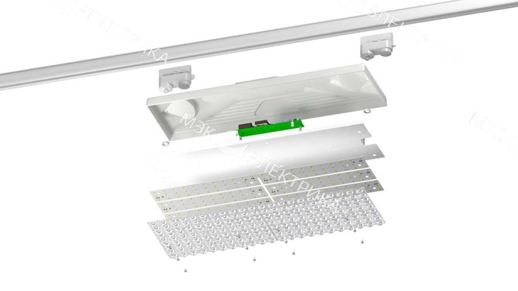 Светильник L-store 50/Д/3.0K/03/MT-VF/SH/220AC IP20 RAL7038 шинопровод (SH) LEDEL LSTORE00046