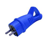 Вилка с защитным контактом бытовая SCHUKO