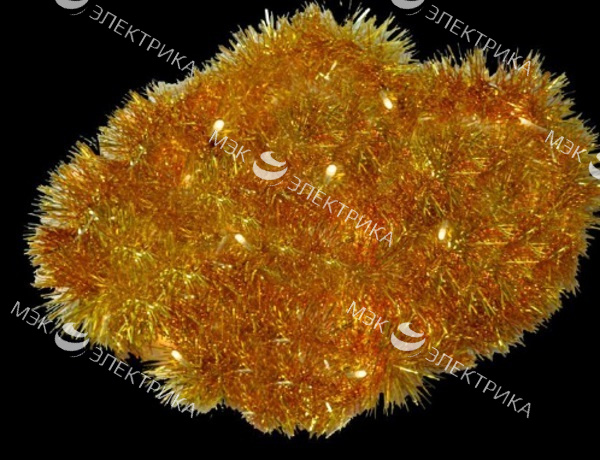 Гирлянда "Мишура золотая 2м" CL120