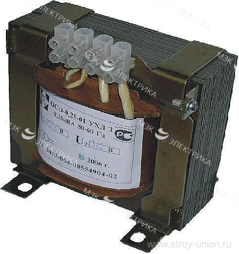 Трансформатор ОСО - 0,25 220/42* 2002г