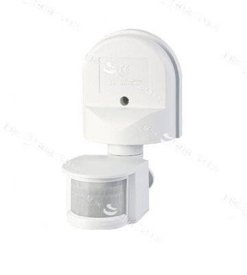 Датчик движения инфракрасный ДД-008-W 1200Вт 180 гр.12м IP44 белый ASD