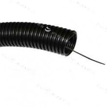 Труба ПНД d-25мм гофр. L-50 черная