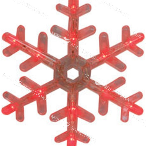 Гирлянда "13 разноцветных снежинок", CL108