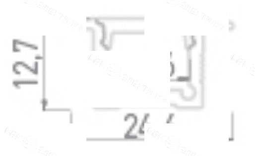 Профиль алюминиевый DesignLed LE.2613