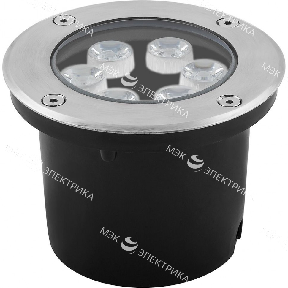 Светильник SP4112 6Вт 2700К IP67 120хH90мм 6LED внутр. d90мм тротуарный FERON 32015