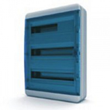 Бокс навесной IP-65 54 модулей прозр/синий BNS 65-54-1