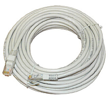 Патч-корд UTP 5e кат. литой 10м сер. Rexant 18-1009